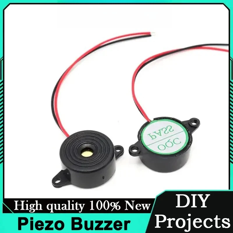 SFM-20B 3-24V Piezo Buzzer 85dB Continuous Sound Active Electronic Alarm Beeper For Arduino PCB DIY Circuit Professional Grade