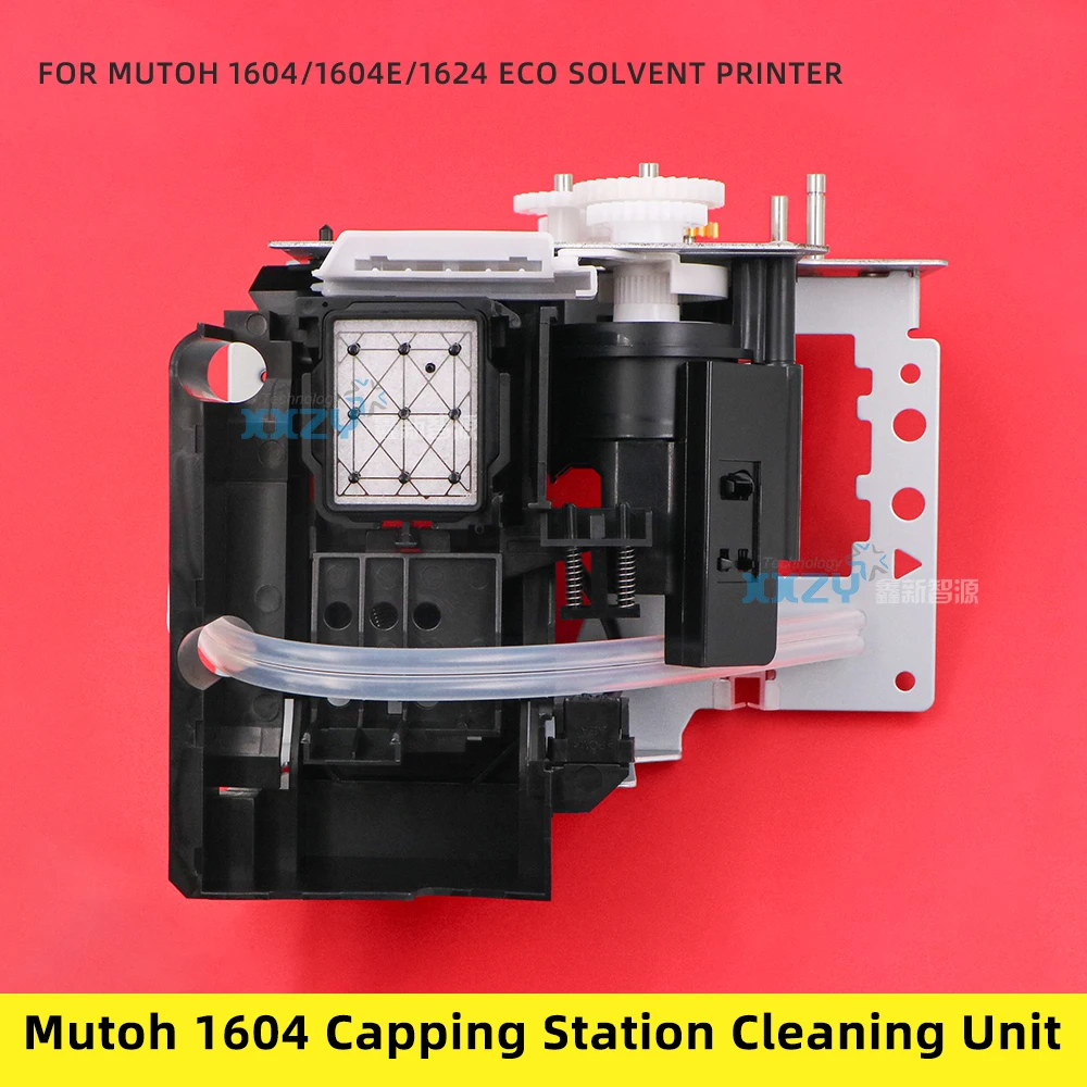 Mutoh VJ-1604 Ink Capping Station Cleaning Unit for VJ-1624 1204 with DX5 Head Solvent Cap Top Kit - Ink Capping Pump Assembly
