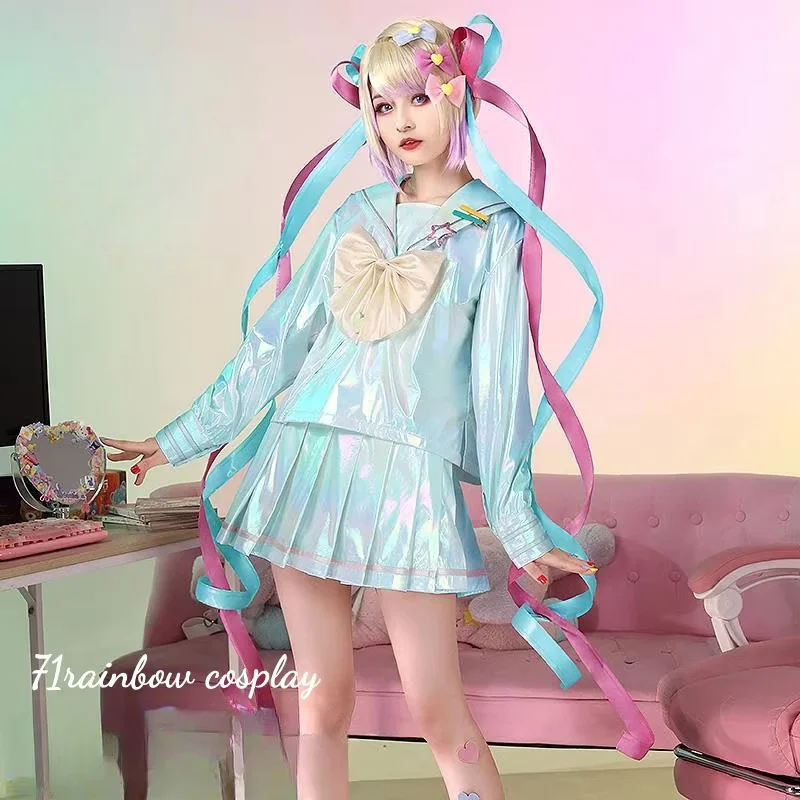 

Rain Cosplay NEEDY GIRL OVERDOSE Rain Cosplay Costume Woman Christmas Uniforms Dress Sets Anime Clothes Costumes Cosplay