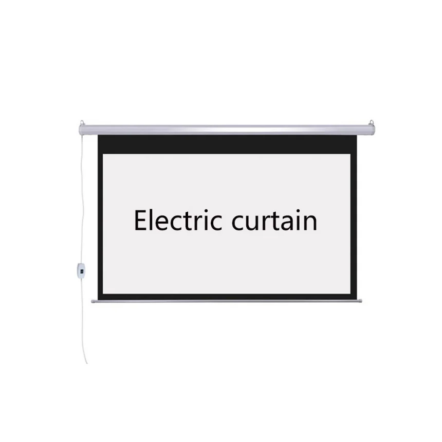 

60 72 84 120 150 100 Inch Projector Screen 16:9 4:3 Electronic Projector Screen Large Viewing Angle Electronic Projector Screen