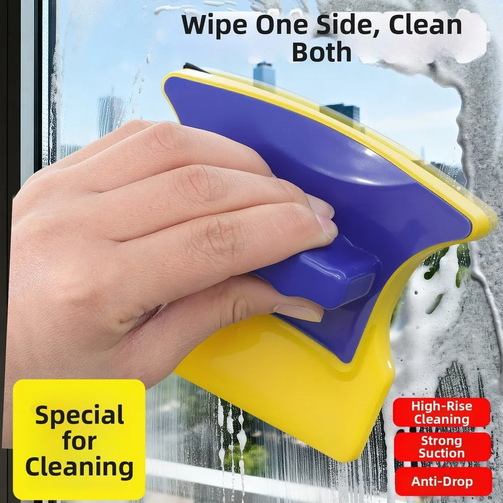 Powerful Magnetic Double Side Window Wiper For 3-8mm Thick Glass Adjustable Cleaning Device Glass Cleaner Tool