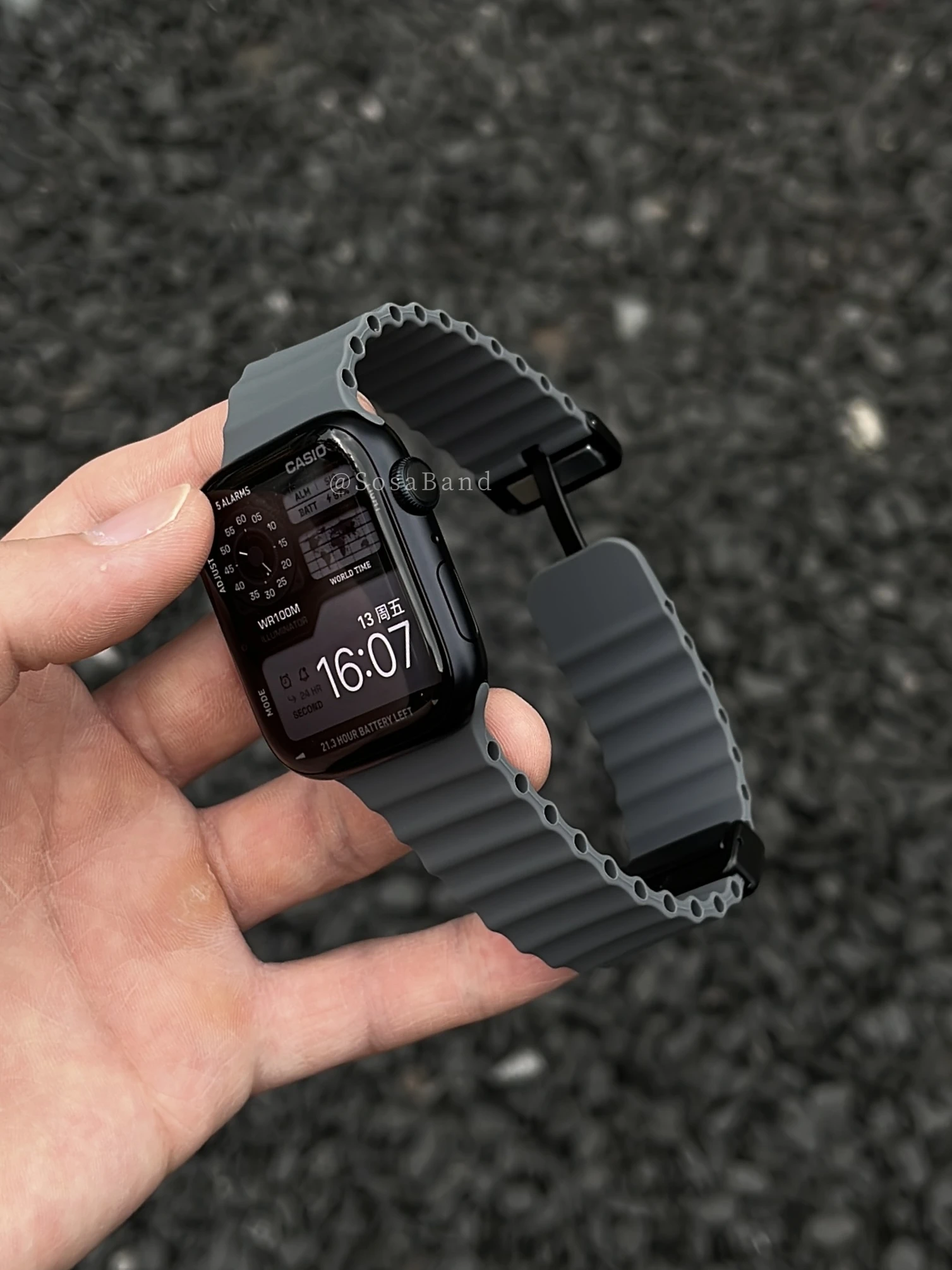 

SosaBand Marine Silicone Magnetic Strap for Apple Watch s10AppleWatch789iwatch