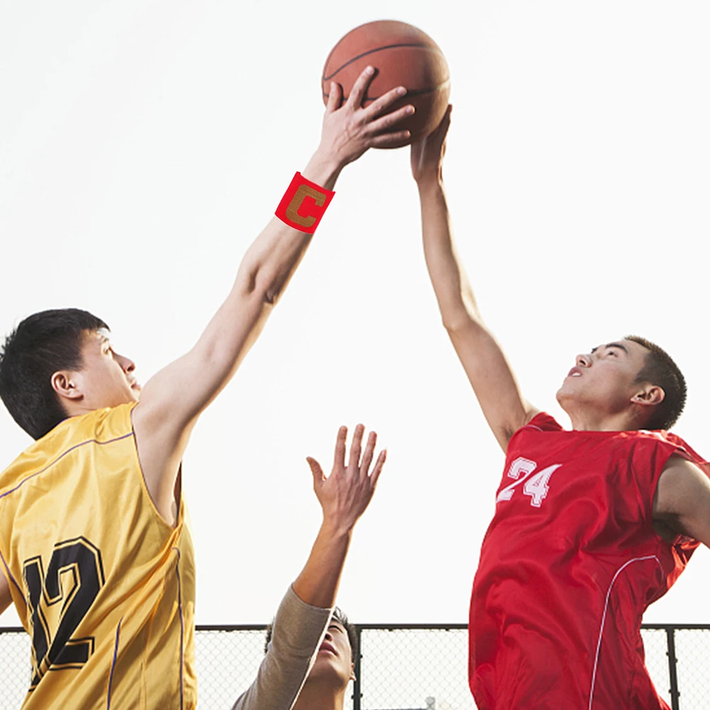 

4pcs Captain Adjustable Soccer Captain Armband Youth Kids Soccer Football Basketball Sports Player Arm Bands Youth