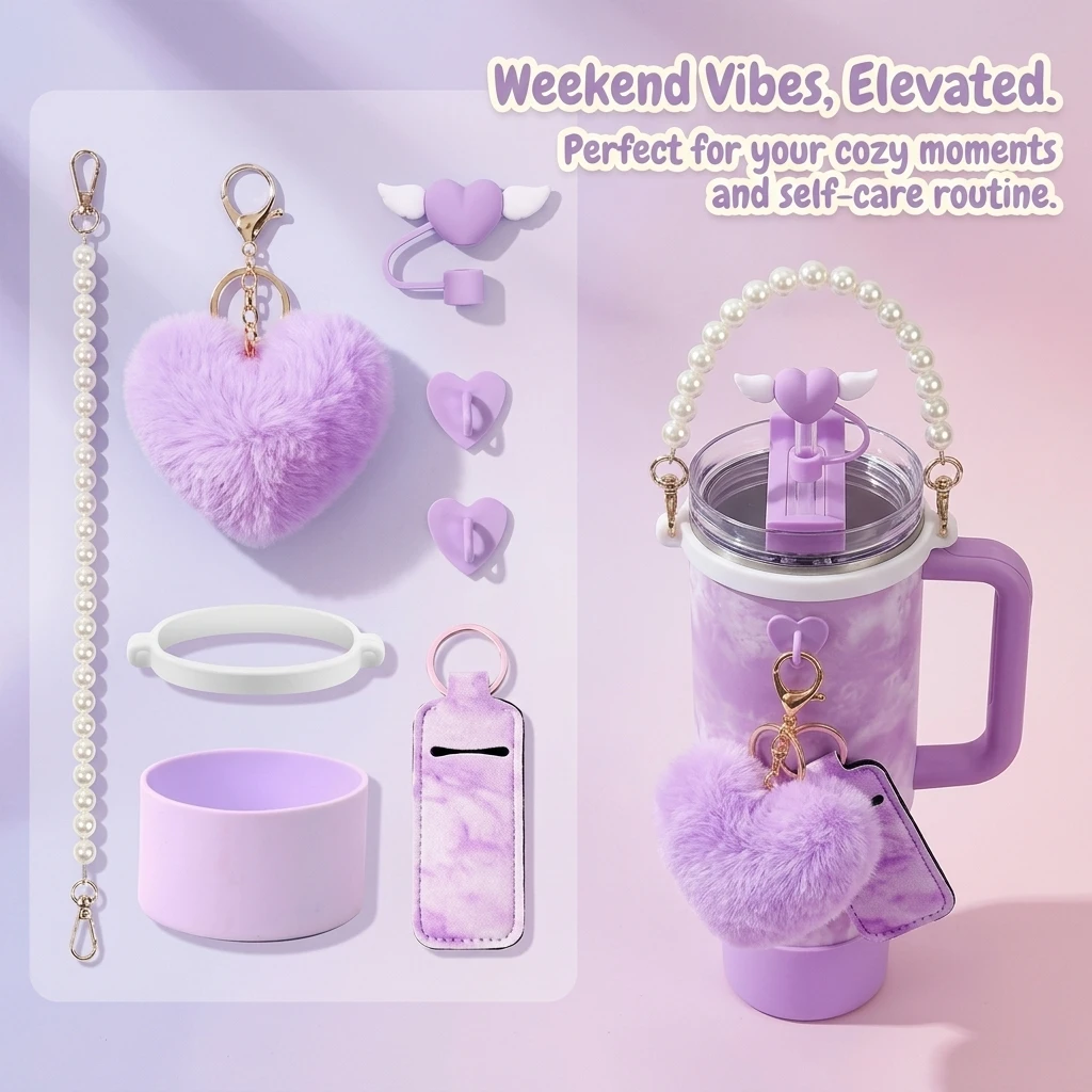 8Pcs Tumbler Access…
