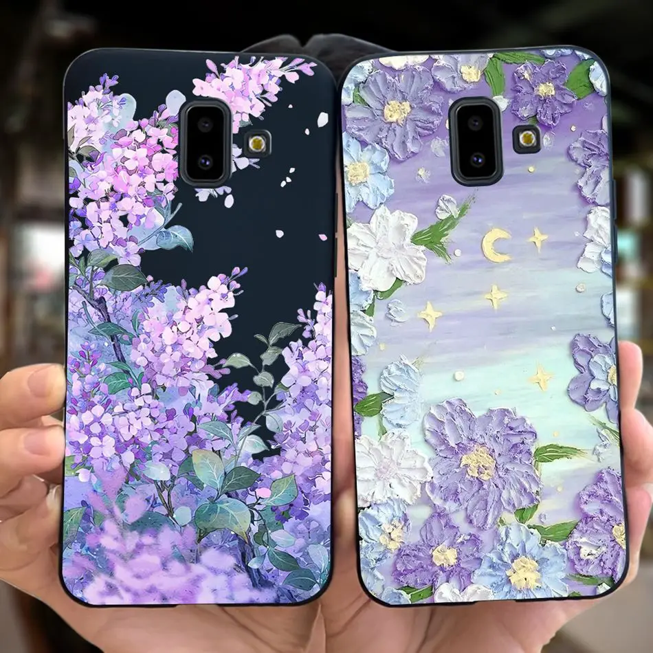 غطاء خلفي من السيليكون الناعم لهاتف سامسونج جالاكسي j6 plus 2018 ، j6 + ، j6 + ، j6plus ، j610f ، j600g ، لون الحلوى