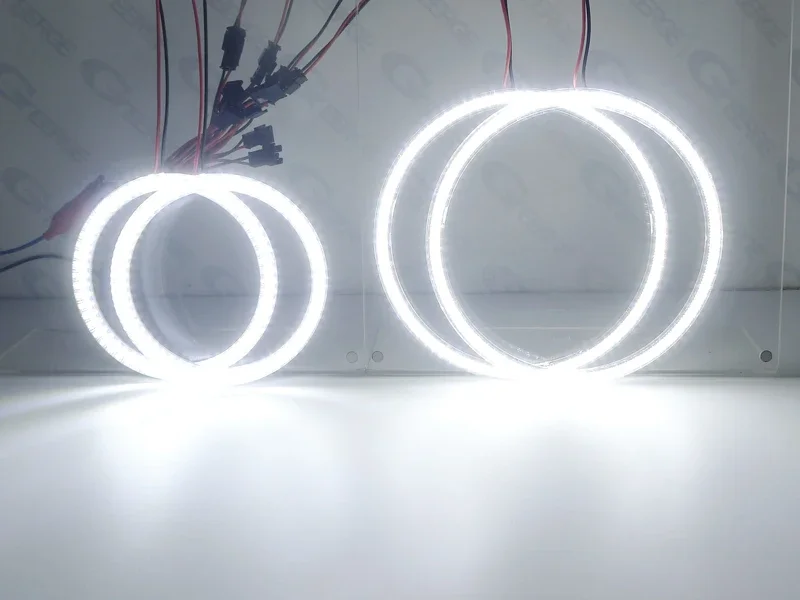 For Volkswagen VW Amarok 2010 2011 2012 2013 2014 2015 2016 Day Light Ultra Bright SMD LED Angel Eyes Kit Halo Rings