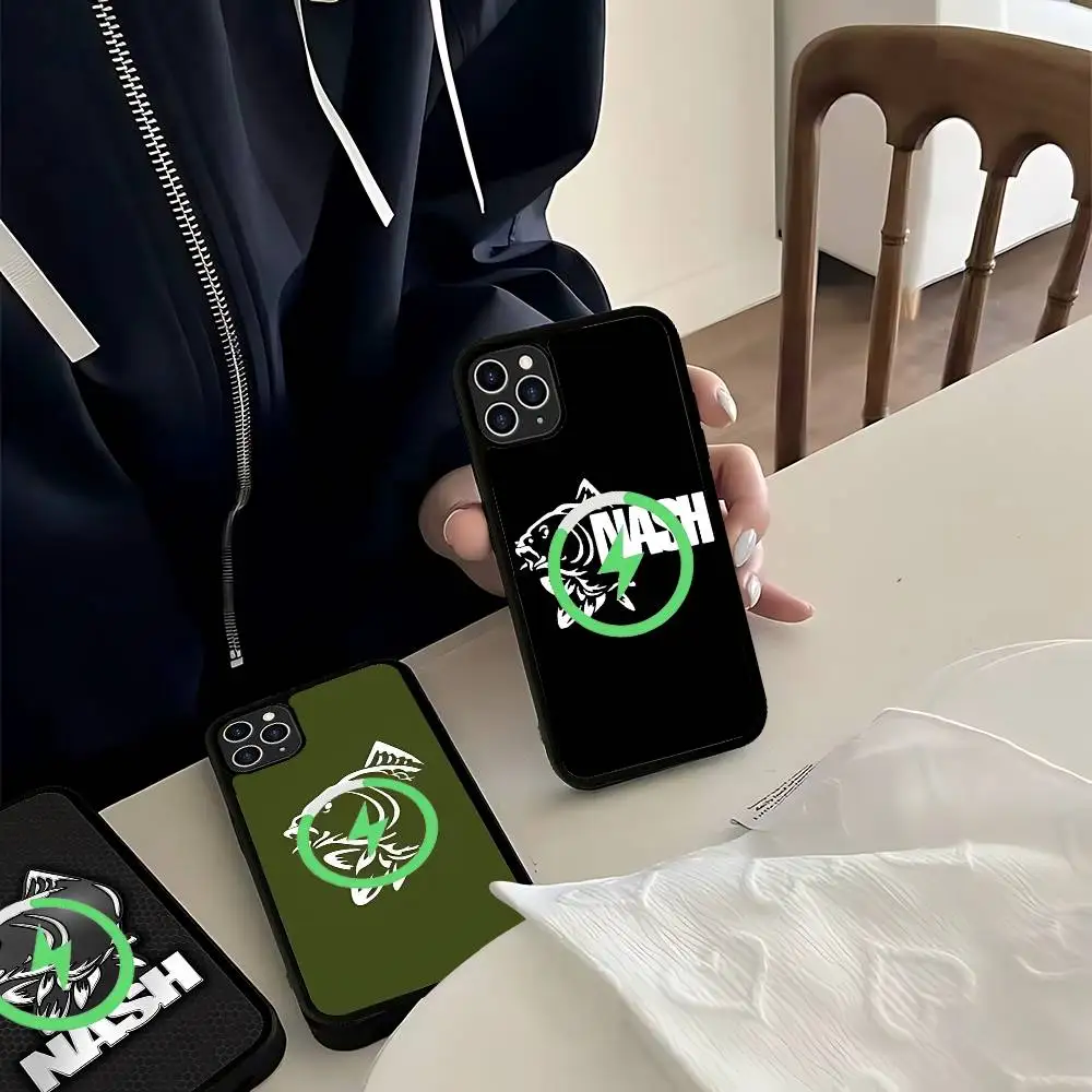 nash-pesca-logotipo-magnetico-sem-fio-caso-de-telefone-para-iphone-17-16-15-14-13-12-11-pro-max-plus-mag-capa-de-telefone