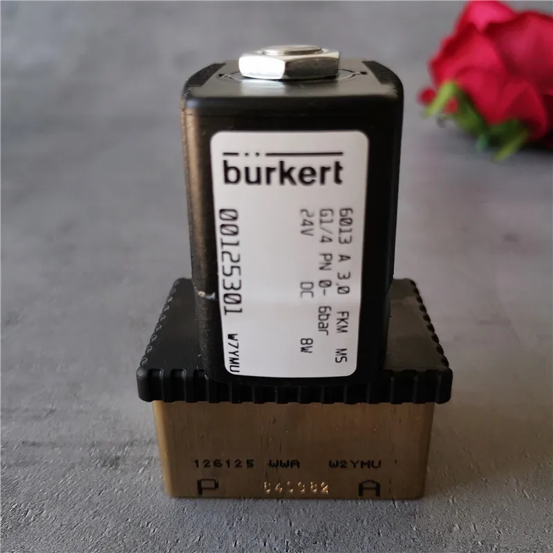 

Burkert 6013 A 3,0 FKM MS G1/4 PN0-6bar 24VDC 00125301