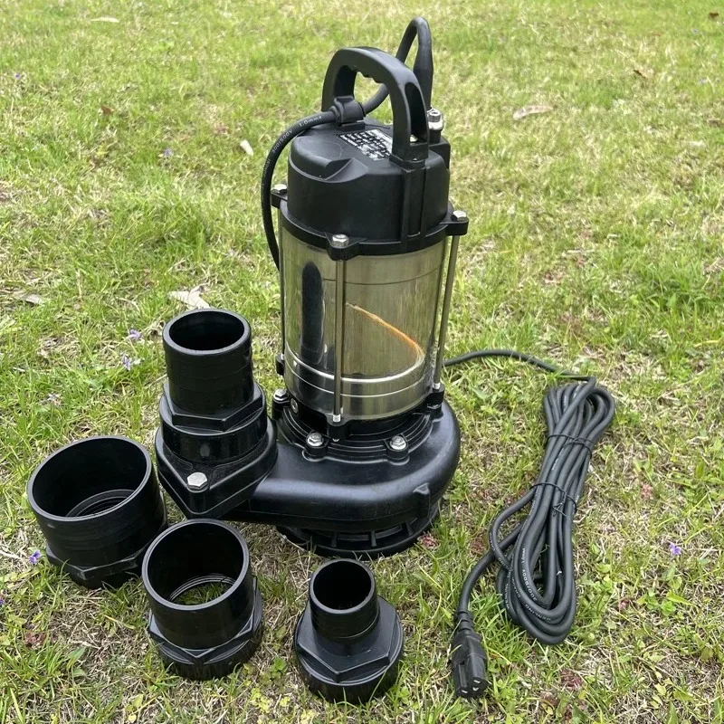 1HP 48V DC Brushless Solar Submersible Bilge Pump 3in Portable Marine Seawater Lift Boat