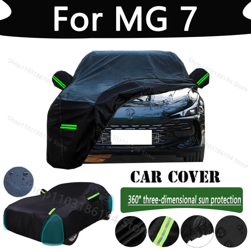 

For MG 7 Outdoor Protection Full Car Cover Rainwater Sunshine Snow Covers Dustproof Scratches Car Cover