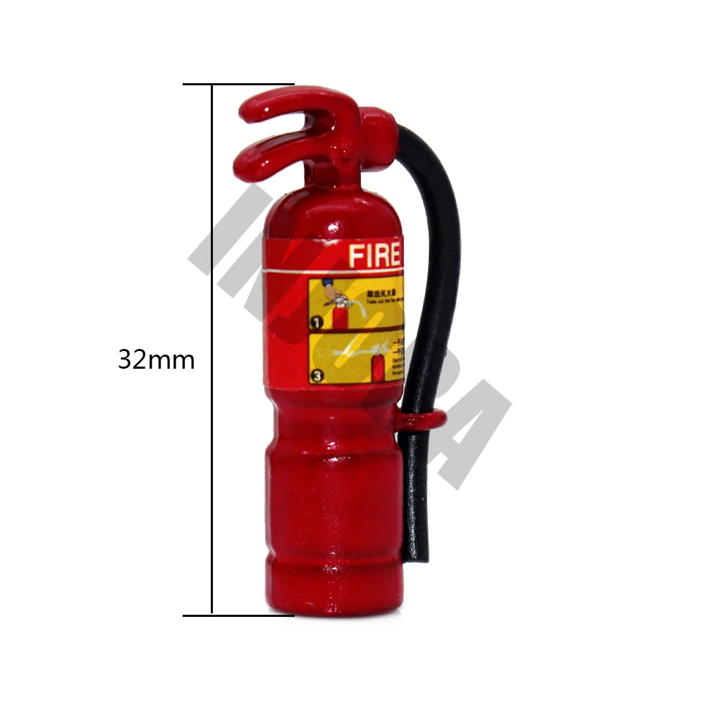 RC Rock Crawler 1:10 Accessories Metal Fire Extinguisher for Axial Wraith SCX10 90046 TRX-4 Decoration Parts