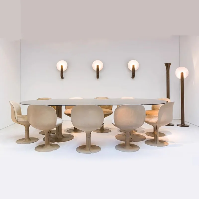 Nordic modern creative fiberglass, home dining chair, business simple personality single leisure chair