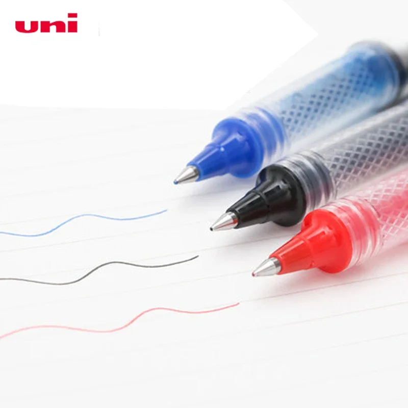 12 Pieces Japan UNI Mitsubishi Gel Pens Uni-ball Vision Elite UB-205 Beads Pen Straight-Type Beads Pen Large Capacity Stationery