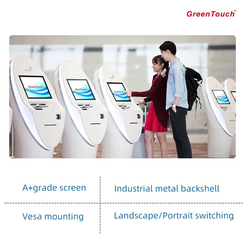 Pabrik 15 Inci Pos LCD TFT Layar Sentuh Monitor Layar Sentuh Kapasitif Panel Hd Datar Penuh