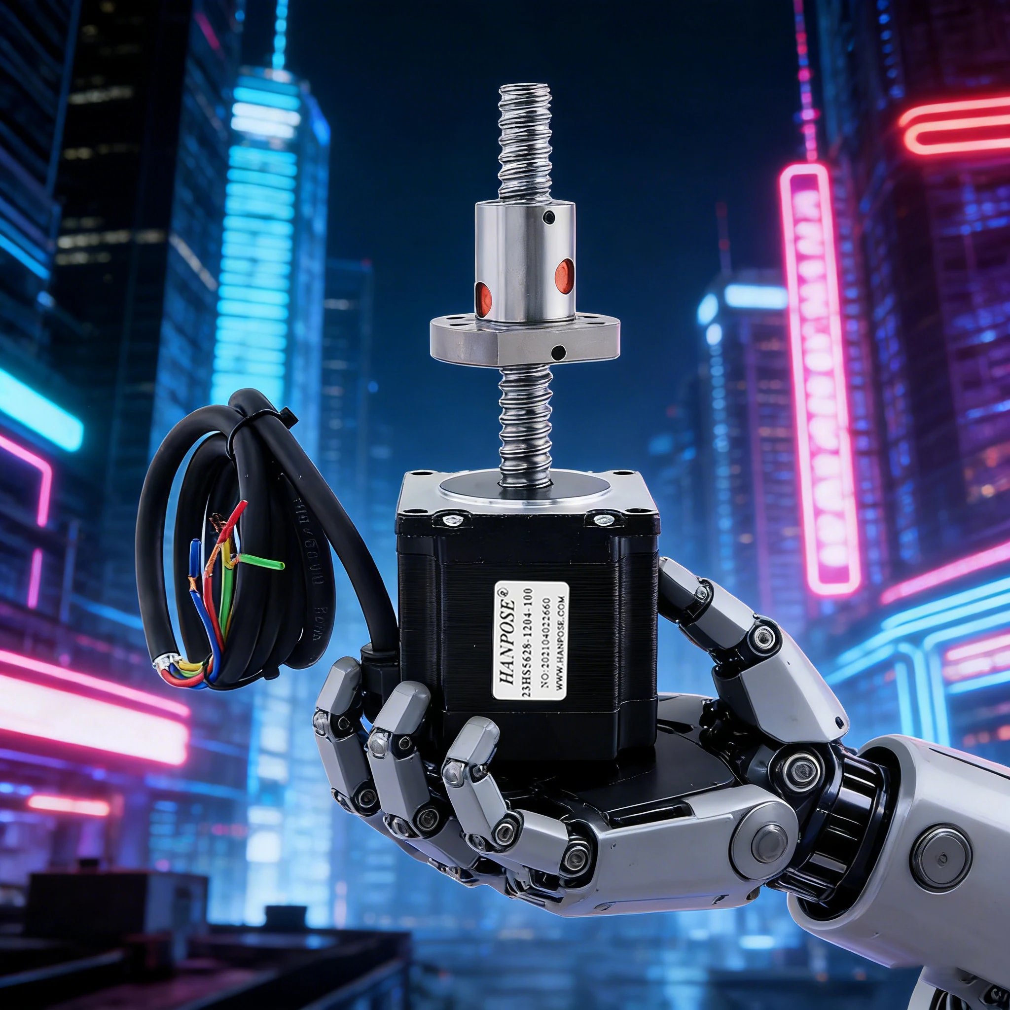 

NEMA 23 Stepper Motor 23HS5628 phase 56mm 126N.cm with sfu1204 ball screw 150 250 350MM for CNC 3D Printer