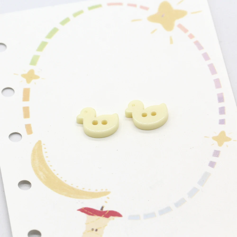HENGC 12mm Animal Shape Resin Shirt Buttons for Clothing Children Blouse Doll Dress Handmade Decorations Sewing Accessories