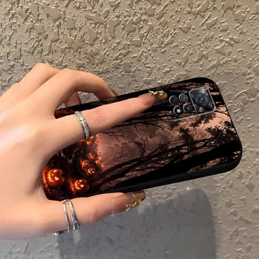 حافظة لهاتف Xiaomi Redmi Note 10S 10 9 8 Pro 9s 12S 11 13 12 Pro Plus 11S غطاء خلفي ناعم أشباح الهالوين الوحشية