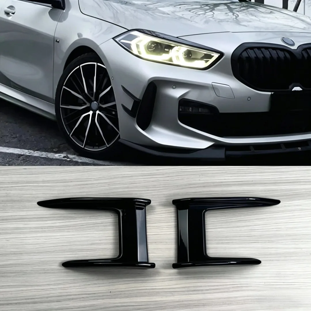 Frontstoßstangen-Seitensplitter für BMW 1er F40 118i M135i 128ti 120d 2020-2023 Karosserie-Kit Tuning Styling Zubehör Erweiterung – Detail 7