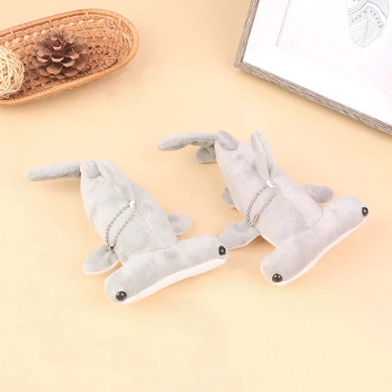 

18cm Cute Plush Hammerhead Shark Toy Soft Stuffed Animal Key Chain For Birthday Gifts Doll Gift For Children