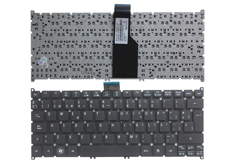 

Spanish Laptop Keyboard For Acer Aspire V5-123 V5-131 V5-121 V5-171 S3-331 S5-951 Aspire One 725 756 AO725 AO756 SP Layout