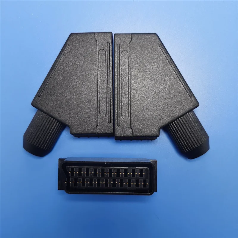 ABLK DIY أنثى اليورو سكارت لحام موصل 21 دبوس RGB محول القابس مجموعة من 10 قطع