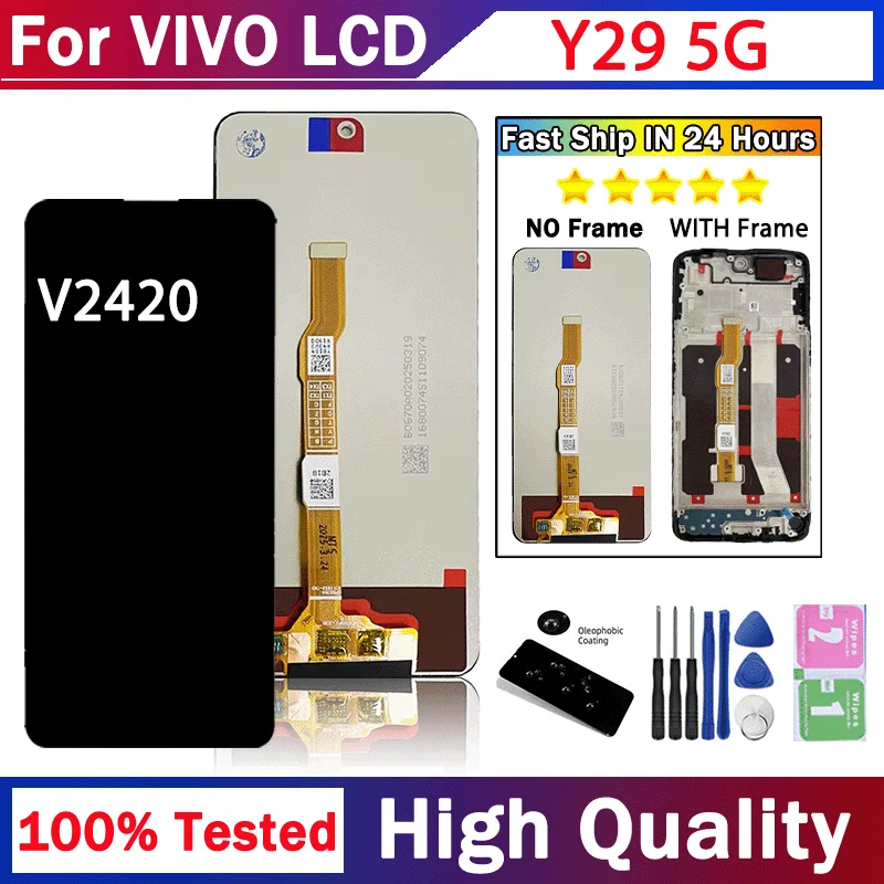 tela-de-exibicao-y29-com-moldura-para-vivo-y29-5g-v2420-display-lcd-painel-toque-digitador-assembleia-substituicao