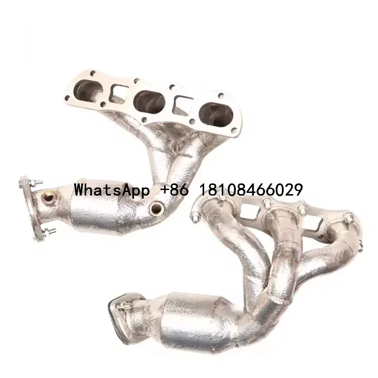 

Xinaote High Quality Stainless Steel Heat Shield 200Cells Catted Exhaust Manifold Headers for Porsche Cayman 981 2.7L