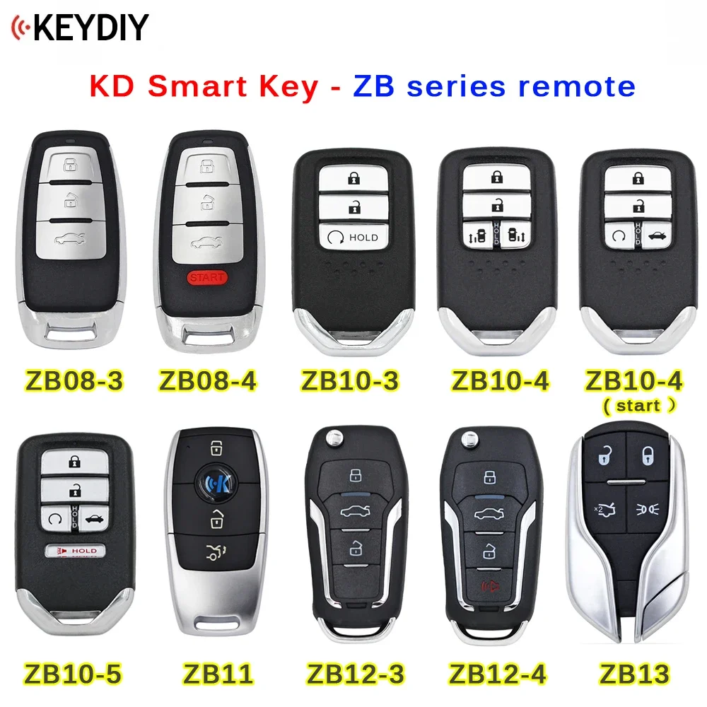 

KEYDIY Original ZB Series KD Smart Remote Key ZB08-3 ZB08-4 ZB10-3 ZB10-4 ZB10-5 ZB11 ZB12-3 ZB12-3 ZB12-4 ZB13 for KD-X2 KD-MAX