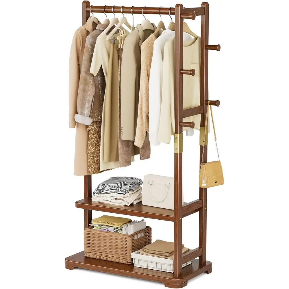 Coat Rack Solid Woo…