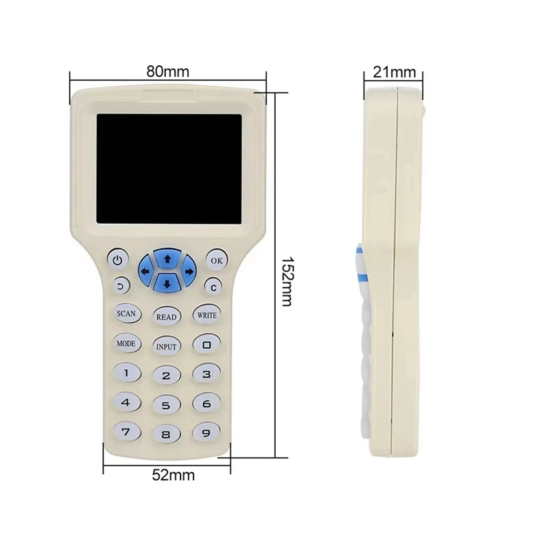 RFID NFC Smart Card Reader+5XCUID Card RFID Duplicator 125K 13.56Mhz IC/ID Key Writer RFID Programmer Key Replicator