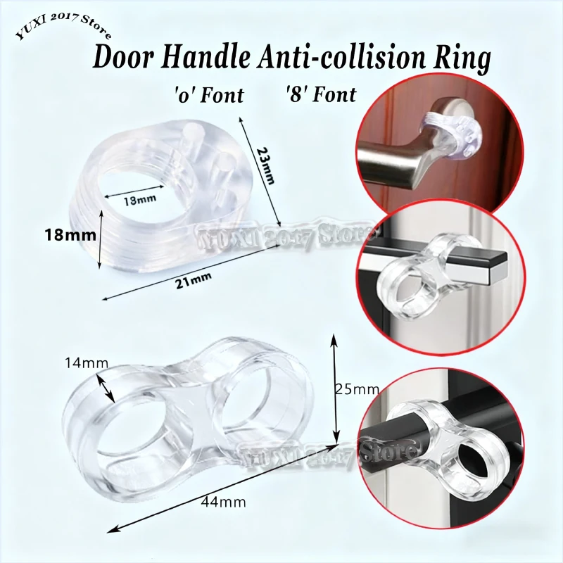 

1/2/5 шт. дверной стопор, дверной стопор, защитные принадлежности, прозрачная силиконовая дверная ручка, накладка на стену, ударный буфер, защита для детей, защита дома