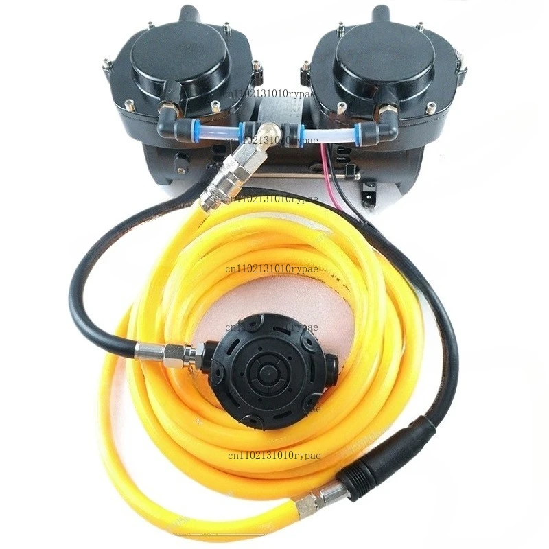 DP70B 12V 160w Diving Compressor Pump for Third Lung Serface Hookah Diving System with Hose Regulator