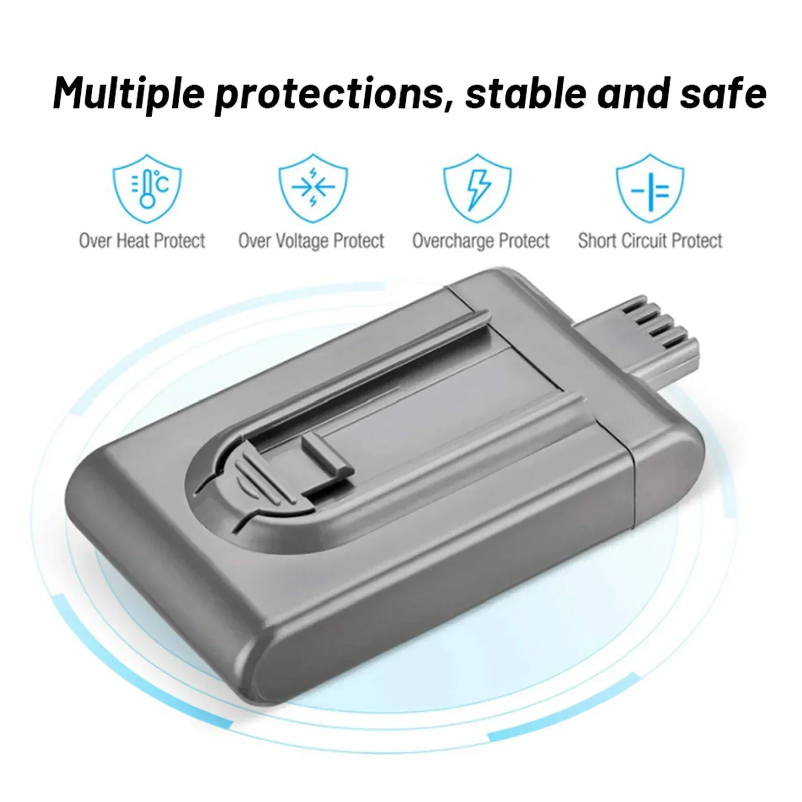 بطارية ليثيوم أيون DC16 21.6 فولت 9800 مللي أمبير في الساعة للمكنسة الكهربائية دايسون DC16 DC12 12097 BP01 912433-01 L50 بطارية بديلة #2