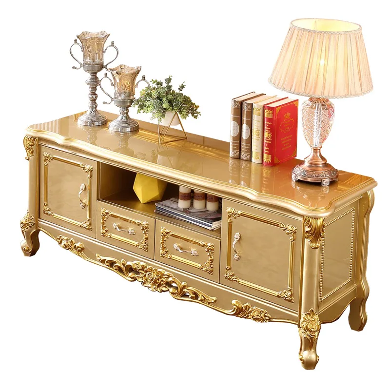 European solid wood European and American luxury bedroom floor cabinet 1.6 meters bedroom furniture storage high