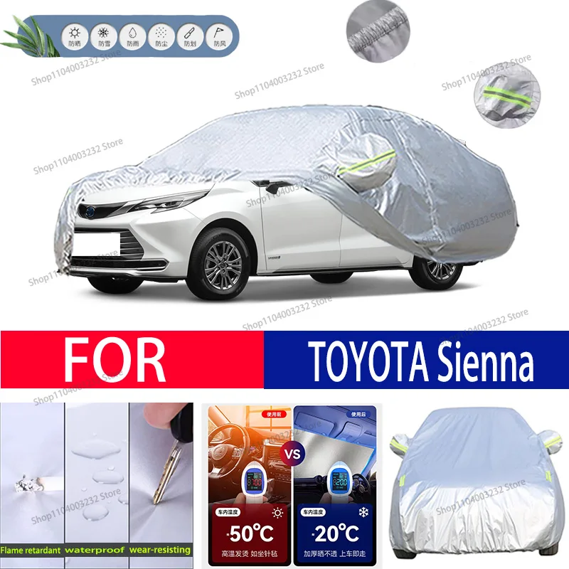 For TOYOTA Sienna Car clothing sun protection snow prevention antifreeze car protective cover  auto cover