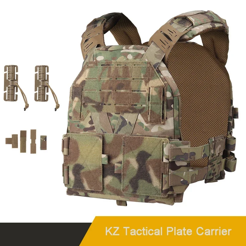 

Tactical Vest Outdoor Men KZ Tactical Plate Carrier Quick Release Modular Vest Lightweight Paintball Airsoft Hunting Vest