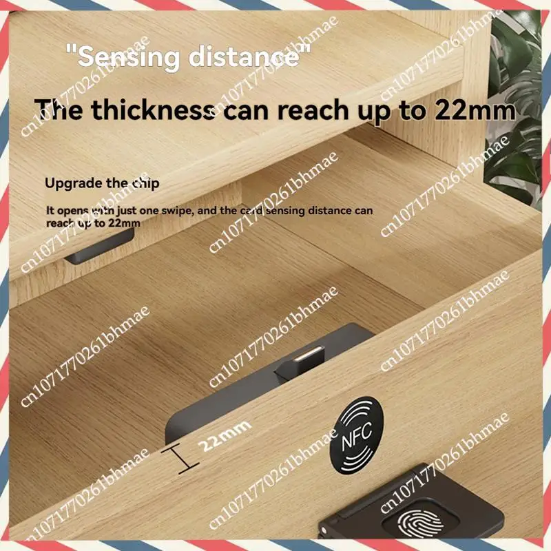 

-A21Z Drawer Wardrobe Lock Electronic Lock Childproof No Drilling Safety Electric Door Lock For Home Cabinet Security