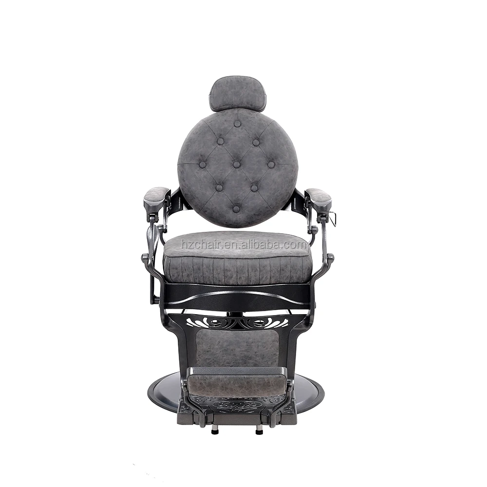 Synthetic Leather Chrome Base Classic Vintage Salon Barber Chair For Spa Beauty Salon Furniture Hairdressing Chair