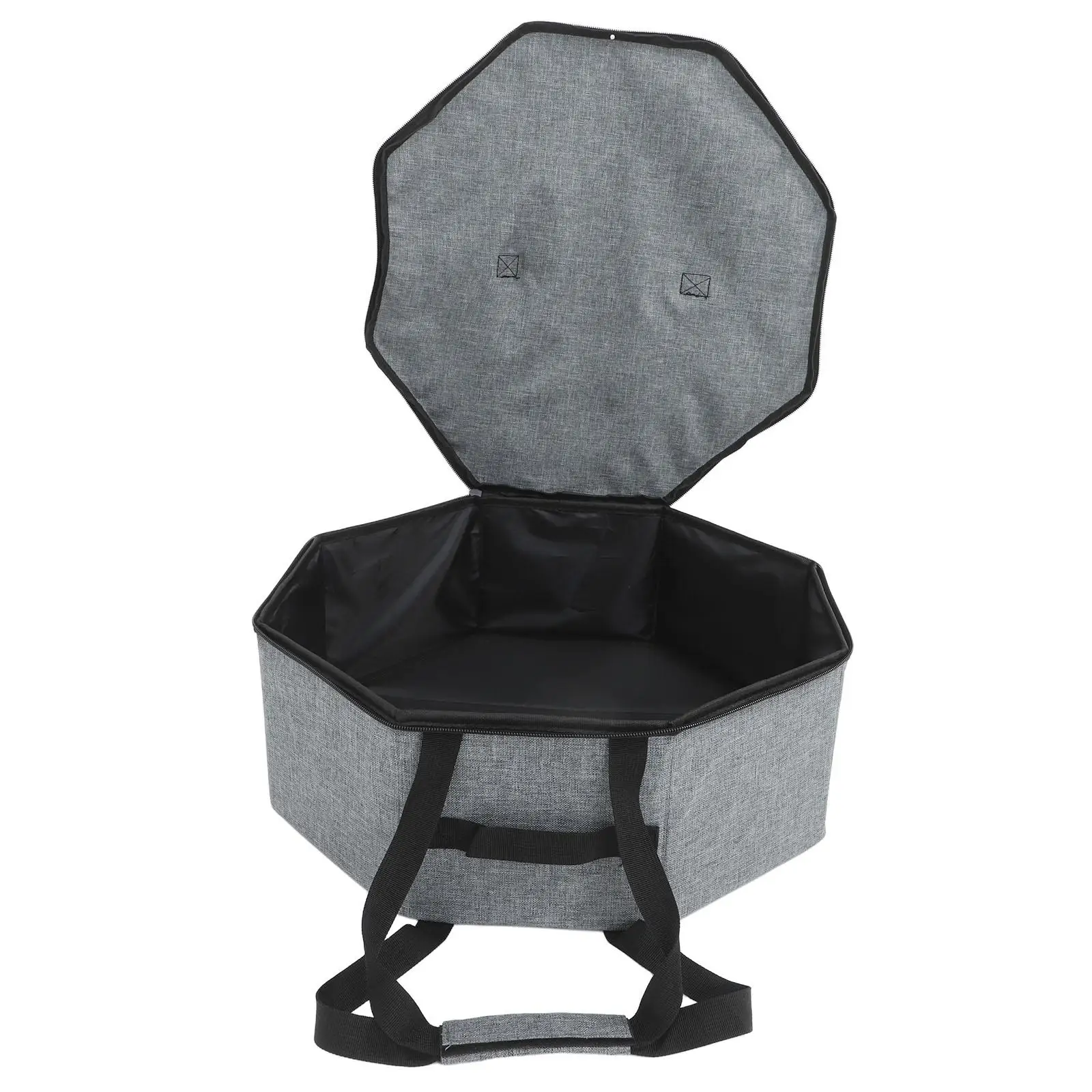 

Hat Storage Bag Organizer Cap Carrier Travel Light Grey Fedora Case Foldable Large Capacity Portable Truck