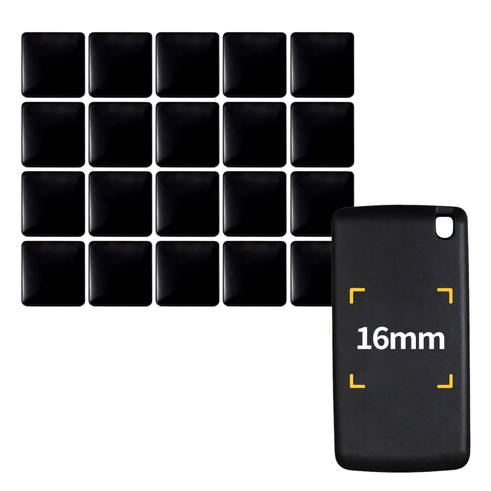 16mm Square Car Key Logo Sticker Replacement Emblem Decal for Citroen/Peu-geot Car Remote Key Fob Shell Stickers DIY Accessories - view 2