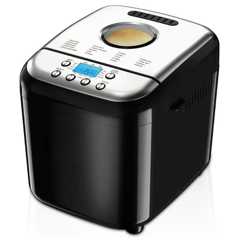 Home Fermentation & Baking Machine, Includes Recipes & LCD Display, Makes Bread Cake Dough Automatically