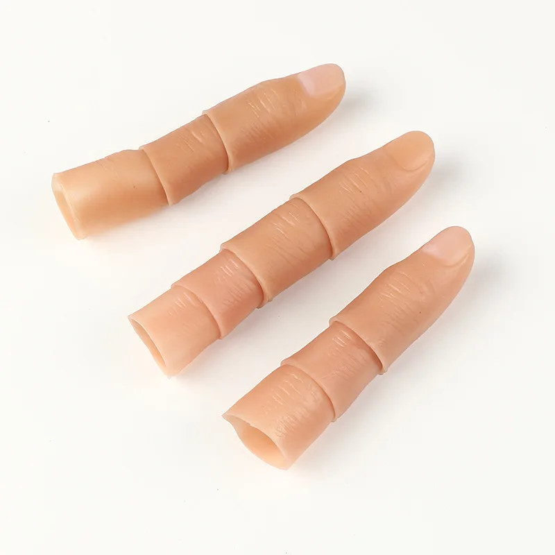 5 قطع محاكاة لينة الإبهام تلميح إصبع عن قرب المرحلة ألعاب سحرية مضحكة #2