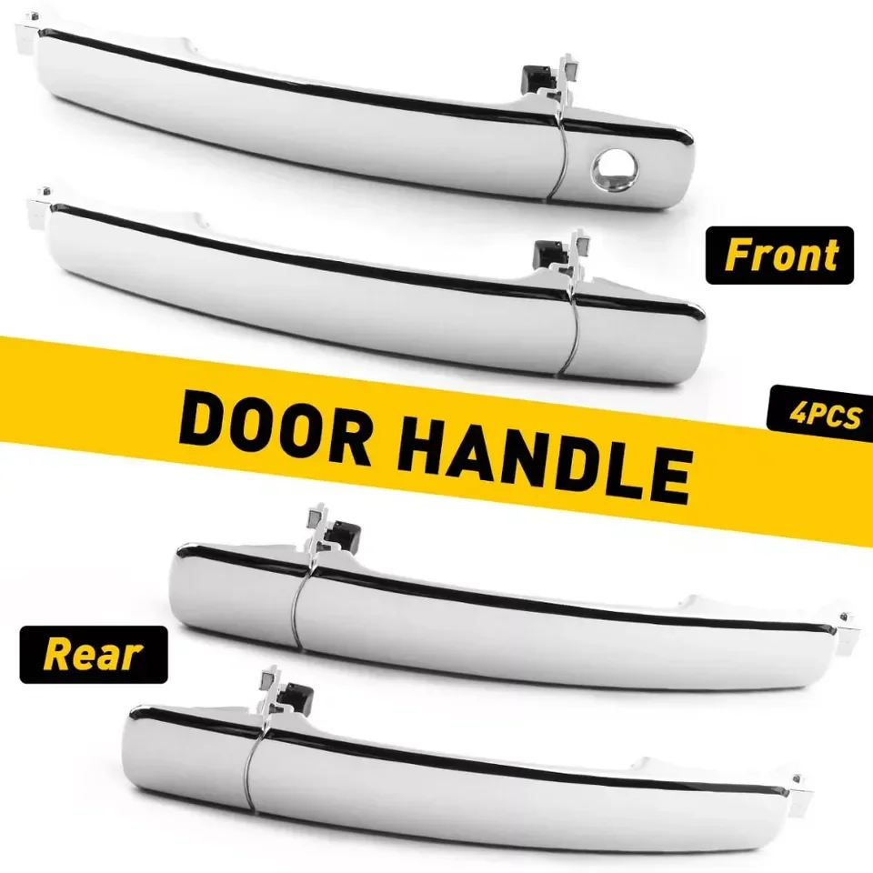 

4Pcs Chrome Door Handle Set Front Rear For Nissan FX35 FX45 2003-2008 Infiniti Murano 2003-2007 Rogue 2008-2013 80640-CA012