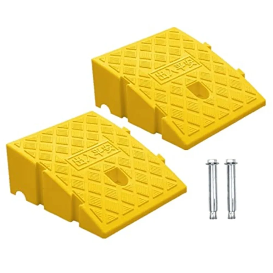 

2Pack Curb Ramp, Portable Lightweight Heavy Duty Plastic Driveway Curb Ramps for Low Cars, Motorcycle Ramp, Curb Ramps
