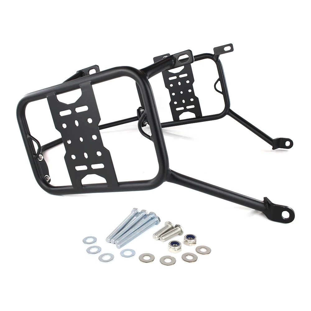 

KLR 650 Motorcycle Steel Saddlebag Bracket Support Racks For KAWASAKI KLR650 2022 2023 2024 Pannier Racks Side Bag Carrier