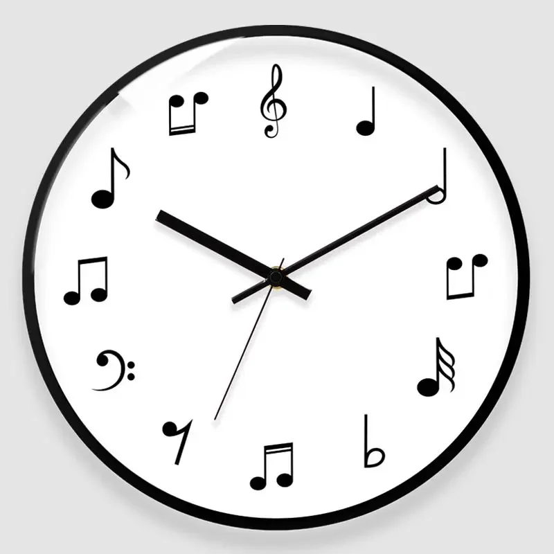 Music and Art Training Center Classroom Creative Simple Note Hanging Table Children's Simple Clock