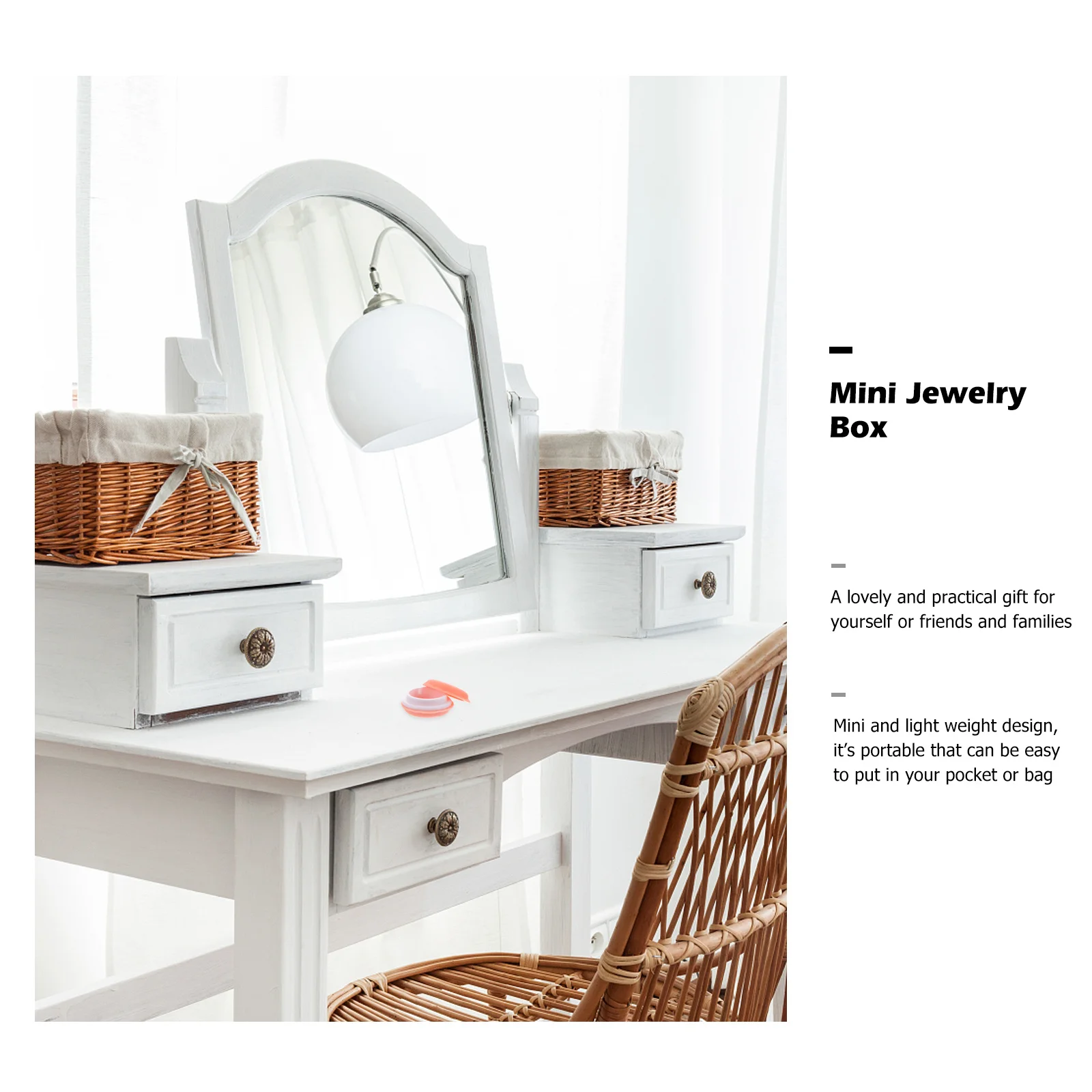 

12pcs Macaron Jewelry Boxes Mini Storage Cases Portable Organizer For Rings Pills Accessories Durable Holder Case