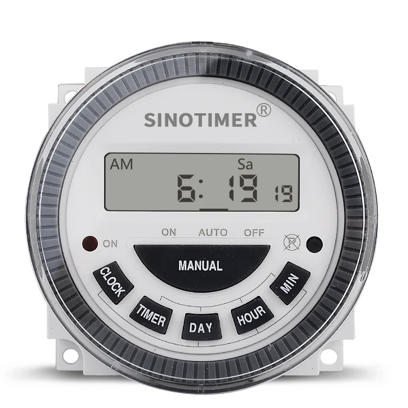 Multipurpose TM619 220V Digital Timer Switch with Waterproof Cover output 220V, Easy Wiring, 7 days Programmable Time Switch