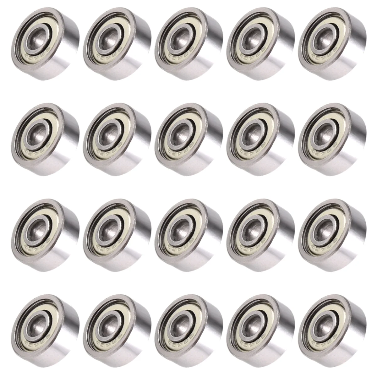 20 Pcs 624ZZ 4mm x 13mm x 5mm Carbon Steel Shielded Radial Ball Bearings Deep Groove Ball Bearings