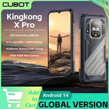 CUBOT KINGKONG X PRO 스마트폰 크기 8200 5G 6.72